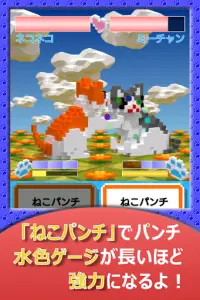 ねこパンチ ☆かわいい猫たちと超カンタン操作の格闘ゲーム☆ Screen Shot 1
