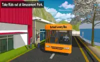 Modern School Bus Driving 3D Simulator Screen Shot 2