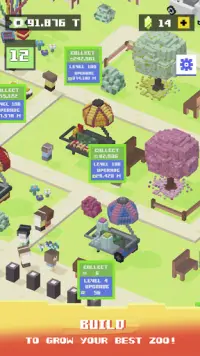 Blocky Zoo Tycoon - Idle Clicker Game! Screen Shot 4