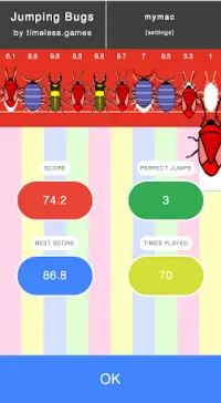 Jumping Bugs Game Screen Shot 2