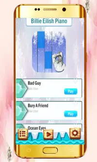 Billie Eilish Bury A Friend - Magic Snow Piano Screen Shot 0