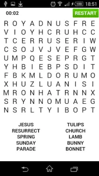 Easter Word Search Screen Shot 1