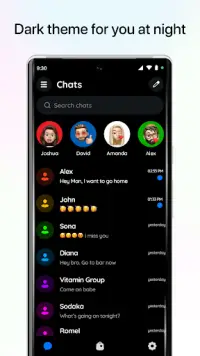 Messenger: Text Messages, SMS Screen Shot 1