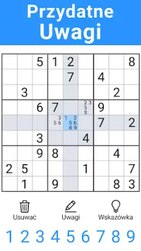 Sudoku Polskie - Gry logiczne Screen Shot 3