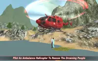 Ambulance Helicopter Game Screen Shot 0