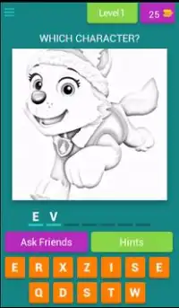 Guess the Paw Patrol Word Puzzle Screen Shot 0