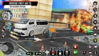 US Emergency Ambulance Sim 3d Screen Shot 1