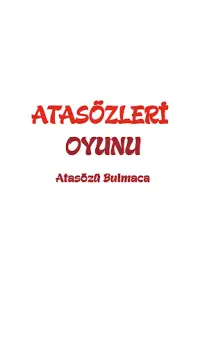 Atasözleri Oyunu - Atasözü bulmaca Screen Shot 0