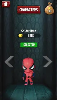 Spiderman Running Game Screen Shot 2