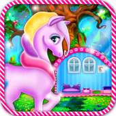 Permainan Dekorasi Rumah Unicorn! DIY Dream Pet Ho