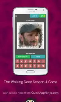 The Walking Dead Season 4 Game. Characters. Quiz. Screen Shot 3