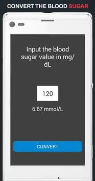 Blood Sugar Converter Screen Shot 1