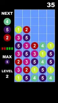 Numero Balls gioco Screen Shot 3