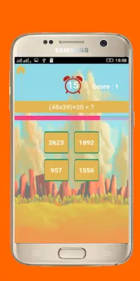 Math Game Brain Training Screen Shot 2