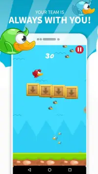 The Flappy Duck Screen Shot 2