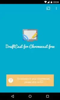 DraftCast for Chromecast free Screen Shot 0