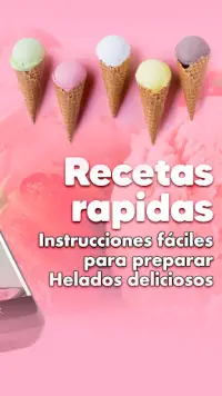 Recetas de Helados Caseros Fáciles y Rápidos Screen Shot 2