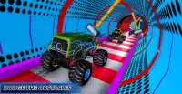 Fast Monster Truck Game: Free Stunts Racing Games Screen Shot 1