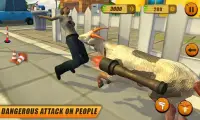 NY City Crazy Angry Goat Simulator - 野生動物 Screen Shot 1