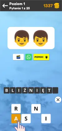 Quiz: Gra Emoji, Zgadnij Puzzle Emoji Screen Shot 0