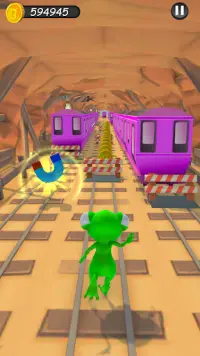 Endless Green Frog Run - Frog Runner Games 2020 Screen Shot 3