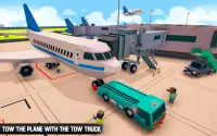 Blocky Airport Ground Staff Flight Simulator Game Screen Shot 0