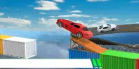 Permainan aksi kereta yang mustahil Screen Shot 1