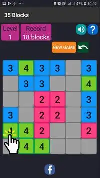Game 35 Blocks - Puzzle Screen Shot 1