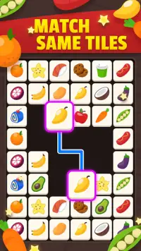 Onet Connect Fruit Mania: ألعاب ألغاز الفاكهة Screen Shot 0