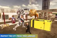 Iron Robot Hero VS Jungle Animals Screen Shot 0
