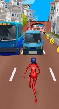 Subway Lady Super Runner Adventure 3D Game Screen Shot 1