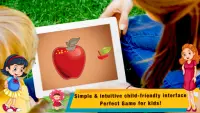 Fruits and Vegetables Puzzle Game for Kids Screen Shot 1