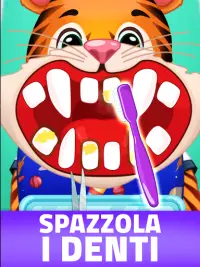 Zoo dentist: gioco per bimbi Screen Shot 2