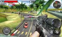 Traffic Sniper City Shooter Screen Shot 2