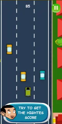 Mr Funny Bean Car Racing Screen Shot 0