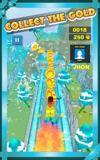 Snow Runner -Ice Run Surfer Running Adventure Game Screen Shot 1