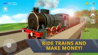 Railway Station Craft: Magic Track Game Training Screen Shot 0