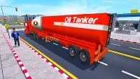 Oil Tanker Offroad Truck Games Screen Shot 2