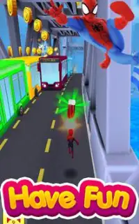 Avengers Run: Spiderman, Ironman Game Screen Shot 2