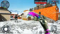 Winter Strike Free Firing battlegrounds FPS GAME Screen Shot 2