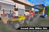 Atv Quad Moto 3D Transport: Truck Drive Simulator Screen Shot 5