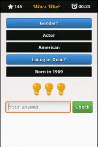 Whos Who? - Celebrities Quiz Screen Shot 3
