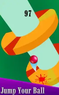 Helix Paint Ball Tower Jump Screen Shot 2