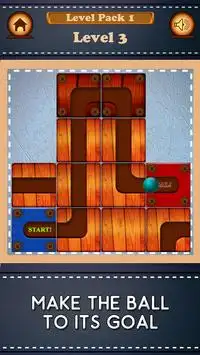 Unblock and Roll the Ball - Sliding Puzzle Game Screen Shot 3