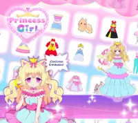 Princess Girl juego de vestir Screen Shot 0