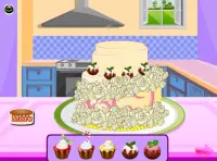 jeux de cuisine gâteau Screen Shot 1