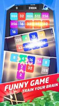 Merge Numbers-2048 Game Screen Shot 3