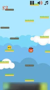 Angry Ninja Jumping Bird Screen Shot 1