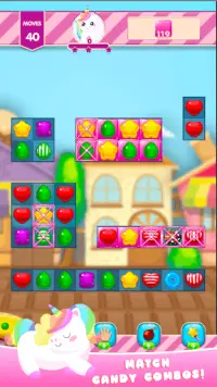 Candy Unicorn Smash Puzzle 2020 Screen Shot 2