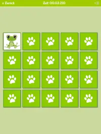 Karte Memory-Spiel mit Lustige Tiere Screen Shot 10